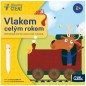 ALBI Kouzelné čtení Minikniha pro nejmenší  - Leporelo Vlakem celým rokem