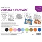 Pískování pro děti sada SLON, DELFÍN, JEŽEK, JEDNOROŽEC, KOČKY