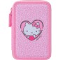 Školní penál třípatrový BAAGL Hello Kitty Sweet Leopard
