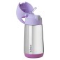 Termoska na pití s brčkem 350 ml - sugar plum