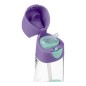 Láhev na pití s brčkem 450 ml - lilac pop