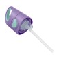 Láhev na pití s brčkem 450 ml - lilac pop