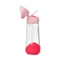 Lahev na pití s brčkem 600 ml - flamingo fizz