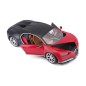 Bburago - Auta HOBBY, Bugatti Chiron, červeno-černá, 1:18