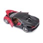 Bburago - Auta HOBBY, Bugatti Chiron, červeno-černá, 1:18