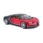 Bburago - Auta HOBBY, Bugatti Chiron, červeno-černá, 1:18