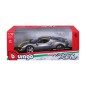 Bburago - RACE+PLAY, Ferrari 296 GTB ASSETTO FIORANO, šedá metalíza, 1:18