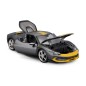Bburago - RACE+PLAY, Ferrari 296 GTB ASSETTO FIORANO, šedá metalíza, 1:18