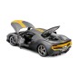 Bburago - RACE+PLAY, Ferrari 296 GTB ASSETTO FIORANO, šedá metalíza, 1:18