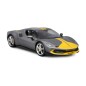 Bburago - RACE+PLAY, Ferrari 296 GTB ASSETTO FIORANO, šedá metalíza, 1:18