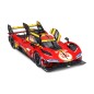 Bburago - RACING, FERRARI 499P, 24H LE MANS CHAMPION 2024, červená, 1:18