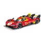 Bburago - RACING, Ferrari 499P - 24h Le Mans Champion 2024, červená, 1:24