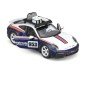 Bburago - RACE, Porsche 911 Dakar, bílá-modrá metalíza, 1:24