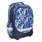 Školní batoh Reybag Blue Pixel - 5dílný SET