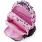 Školní batoh OXY NEXT Butterfly pink a plastový box na sešity zdarma