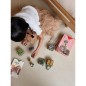 Cleverclixx – Magnetická stavebnice Magic Forest Pack Pastel - 65 ks