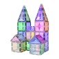 Cleverclixx – Magnetická stavebnice Creative Pack Pastel – 125 ks