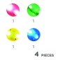 Cleverclixx - Kuličková dráha – Sada kuliček Dazzling Lights – 4 ks