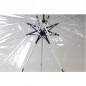 Deštník Srdíčka průhledný bílý