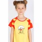 Dětská noční košile s krátkým rukávem Malé kuře žlutá