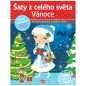 Šaty z celého světa Vánoce - Kniha samolepek