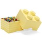 LEGO úložný box 4 - světle žlutý