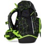 Batoh pro prvňáčky Ergobag Prime Fluo Race, SET batoh+penál+desky