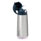 Termoska na pití sport 500 ml - indigo/růžová