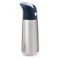 Termoska na pití sport 500 ml - indigo/růžová