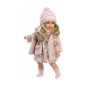 Llorens 54052 - realistická panenka s měkkým látkovým tělem  Lucie - 40 cm