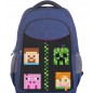 Studentský batoh UANYi PXB-05 modrý a pixelový panel zdarma
