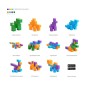 PIXIO magnetická stavebnice - Mini Dinos - 80 ks