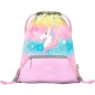 Školní batoh Baagl Airy Rainbow Unicorn - 5dílný set