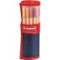 Fineliner Stabilo point 0,4mm rollerset 25 ks
