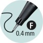 Fineliner Stabilo point 0,4mm rollerset 25 ks