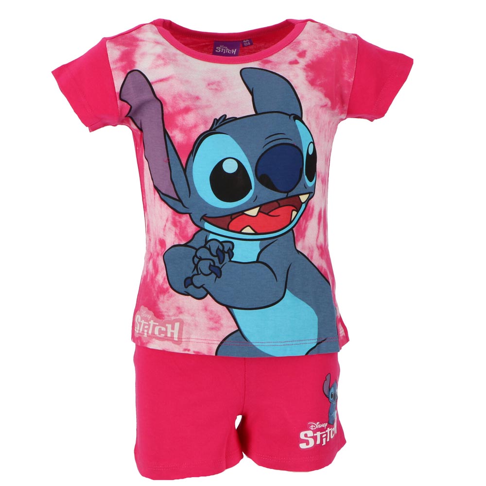 Dívčí pyžamo Lilo & Stitch růžová, 1