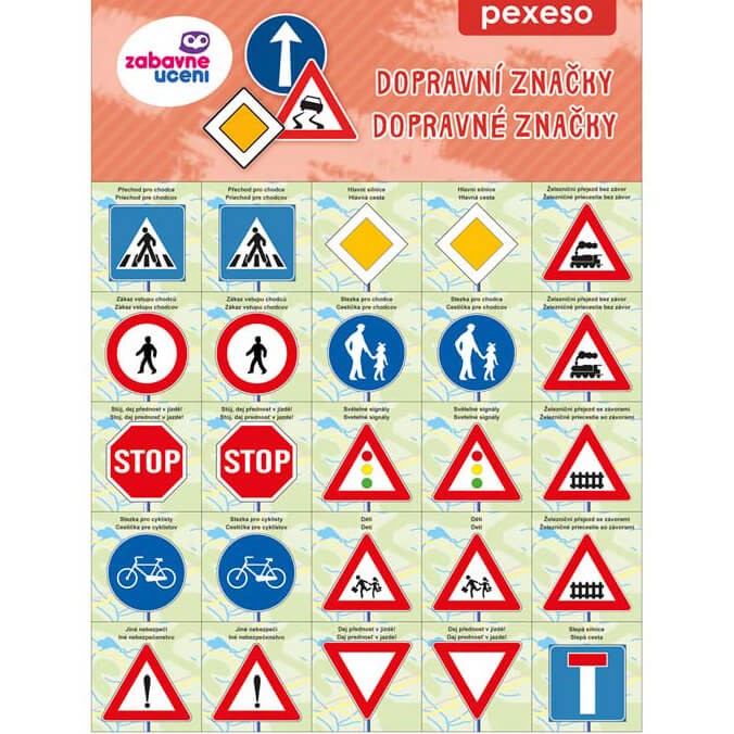 Pexeso Dopravn Zna ky DetskyEshop cz