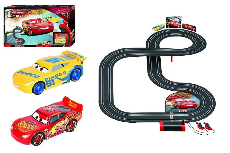 Autodráha Carrera First Auta 3/Cars 3,5m na baterie