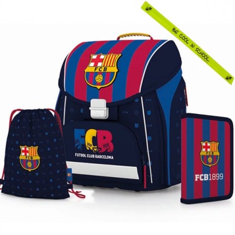 Školní aktovka Premium FC Barcelona - SET