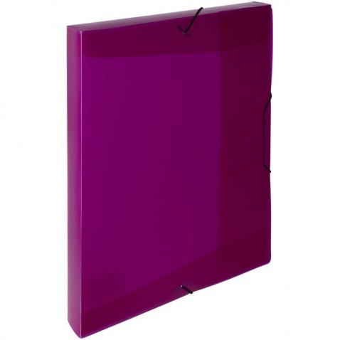 Krabice PP s gumou A4 Opaline magenta