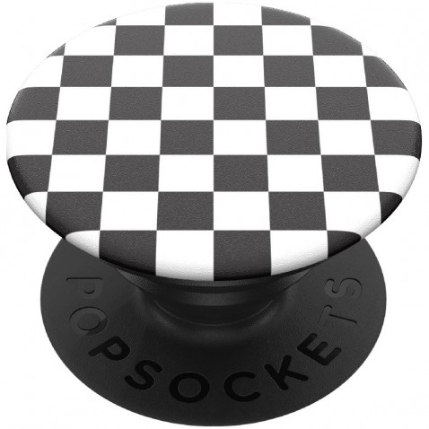 PopSockets PopGrip Gen.2, Checker Black, šachovnicový vzor