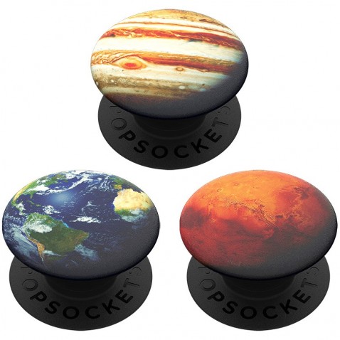 PopSockets PopMinis Out of this World, Zem, Mars, Jupiter, 3 mini PopSockety
