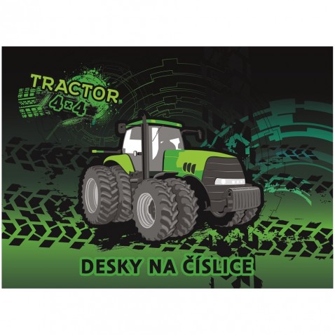 Desky na číslice traktor