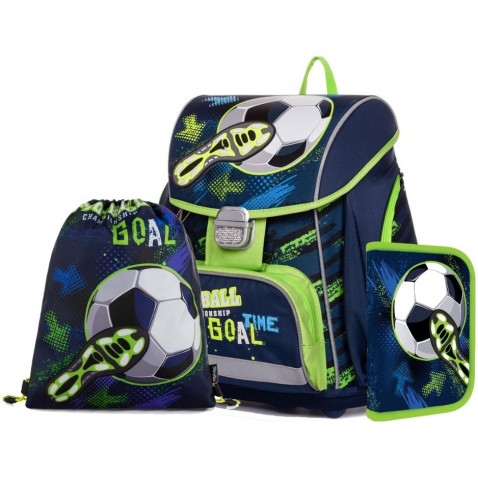 Školní aktovka Oxybag PREMIUM Fotbal 3dílný set