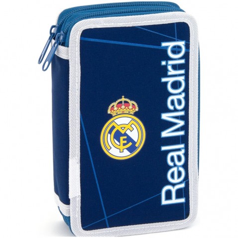 Penál Real Madrid tmavě modrý 2patrový