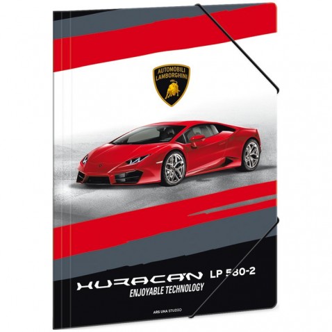 Složka na sešity Lamborghini červené A4