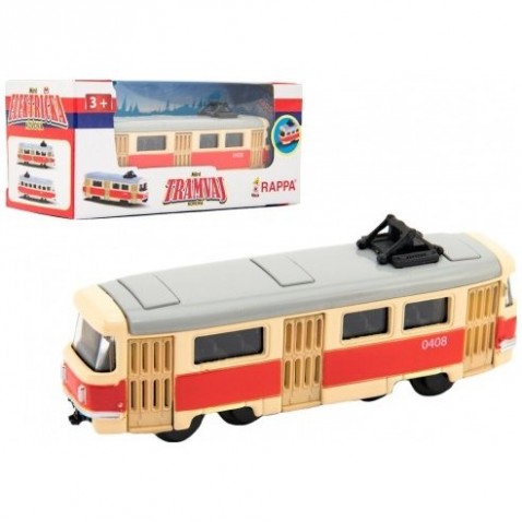 Tramvaj Tatra T3 česká kovová retro 8cm