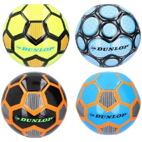 Míč fotbalový Dunlop šitý 22cm vel. 5 kůže