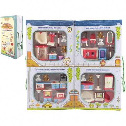 Sada nábytek domeček plast