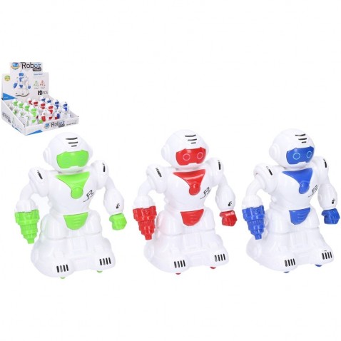 Robot na setrvačník 12 cm plast 3 barvy